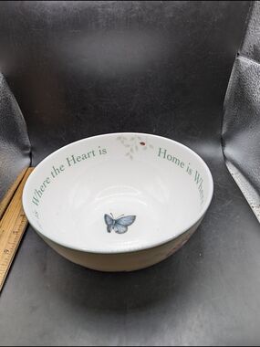 Vintage Lenox Butterfly Meadow Serving Bowl